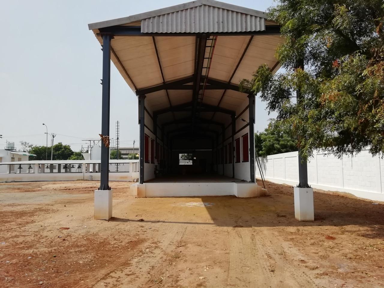 Chlorine shed infrastructure